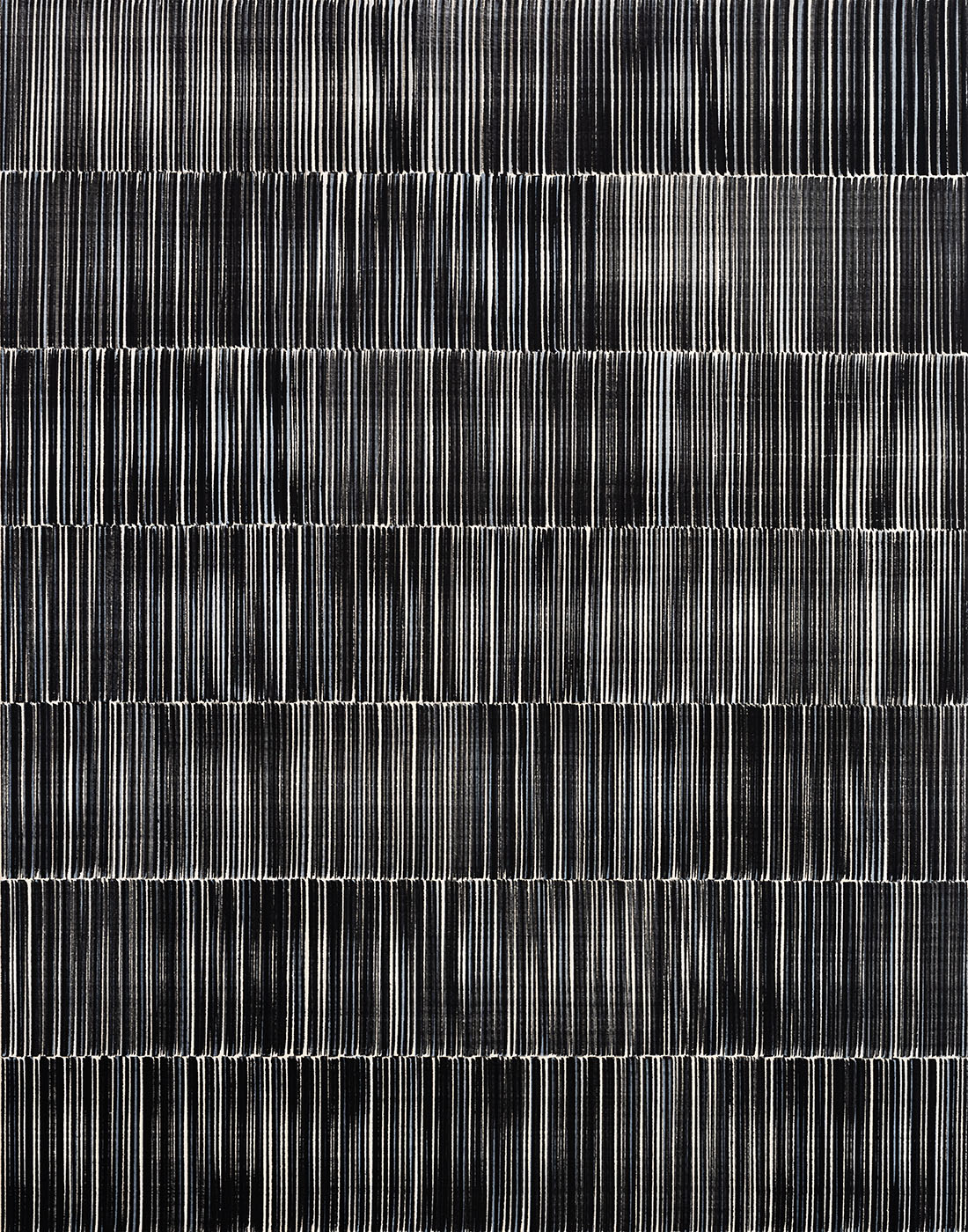 Nikola Dimitrov, Prludium II, 2021, Pigmente, Bindemittel auf Leinwand, 140  110 cm