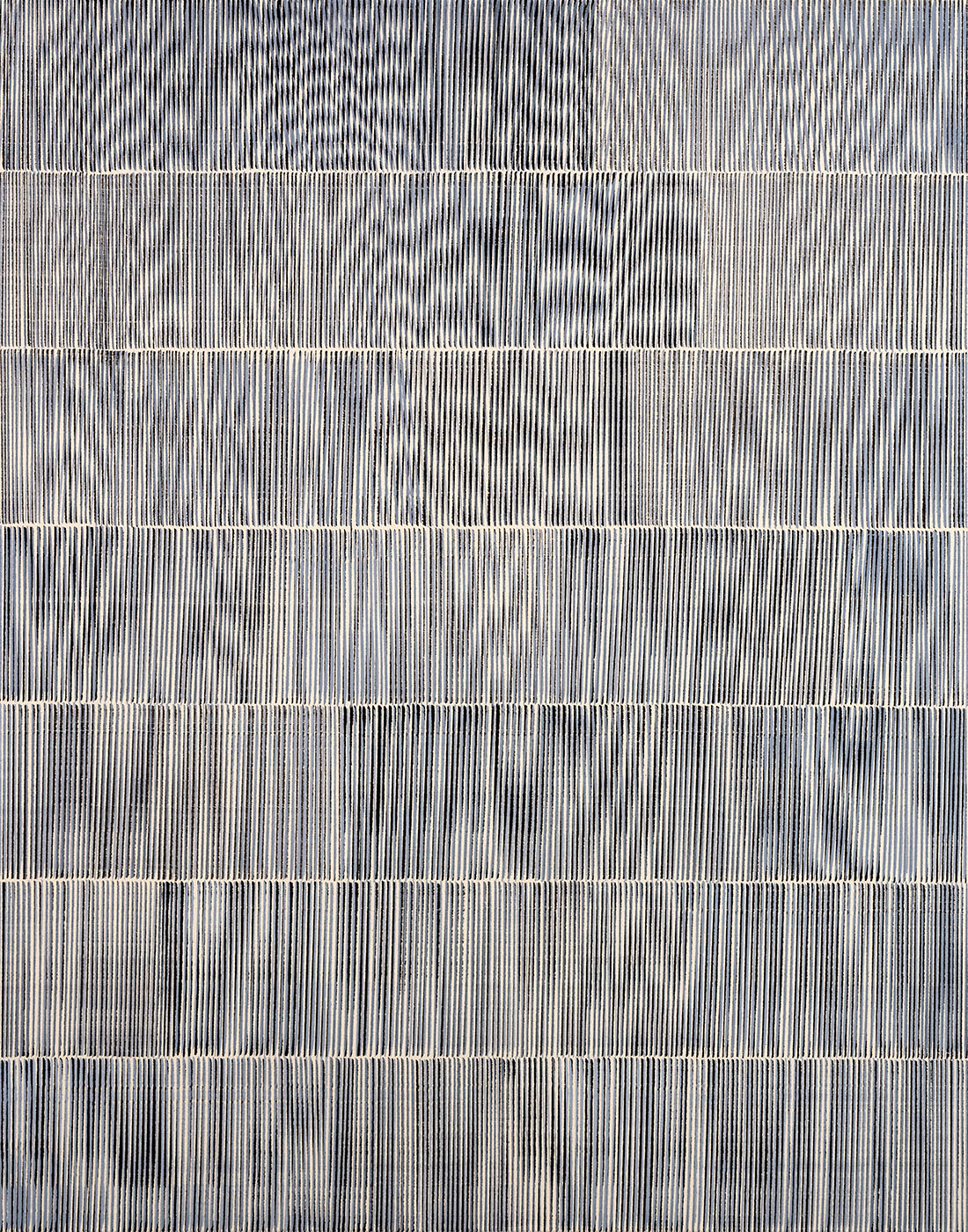 Nikola Dimitrov, Präludium III, 2021, Pigmente, Bindemittel auf Leinwand, 140 × 110 cm