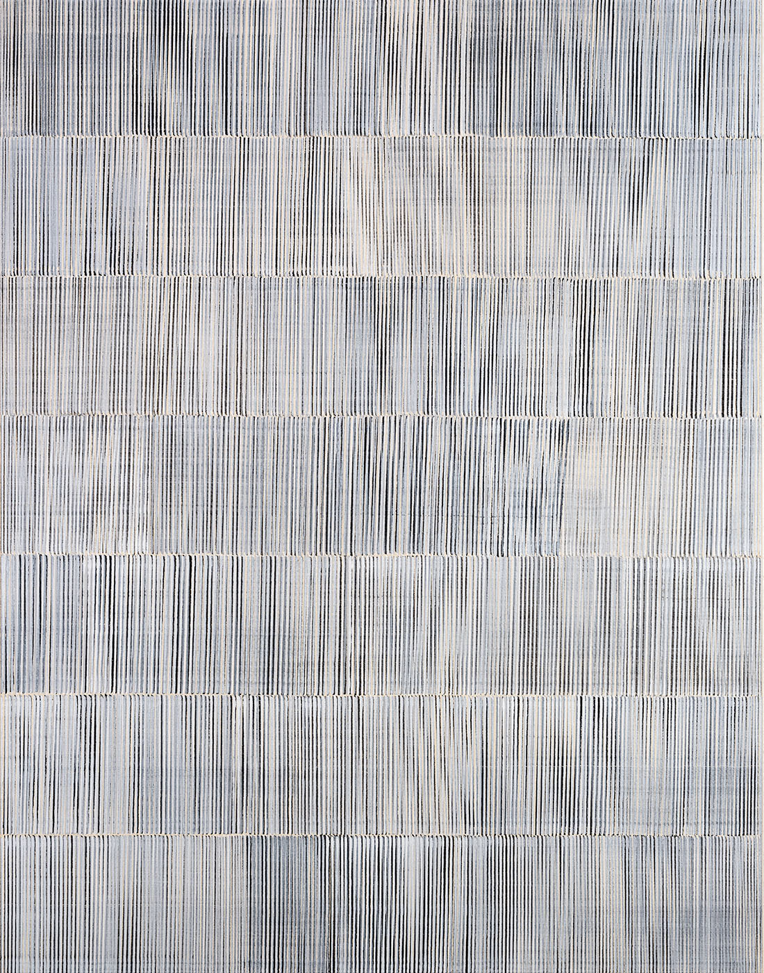 Nikola Dimitrov, Präludium V, 2021, Pigmente, Bindemittel auf Leinwand, 140 × 110 cm