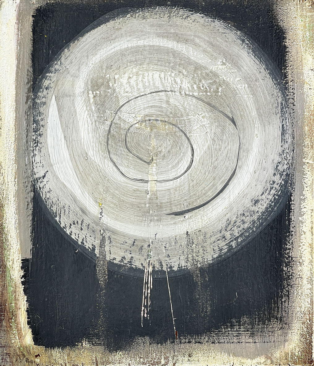 Nikola Dimitrov / Sieben Tafelbilder: o.T. / 1998 / Mischtechnik auf Holz / je 29 x 25 cm Nikola Dimitrov / Sieben Tafelbilder: o.T. / 1998 / Mischtechnik auf Holz / je 29 x 25 cm