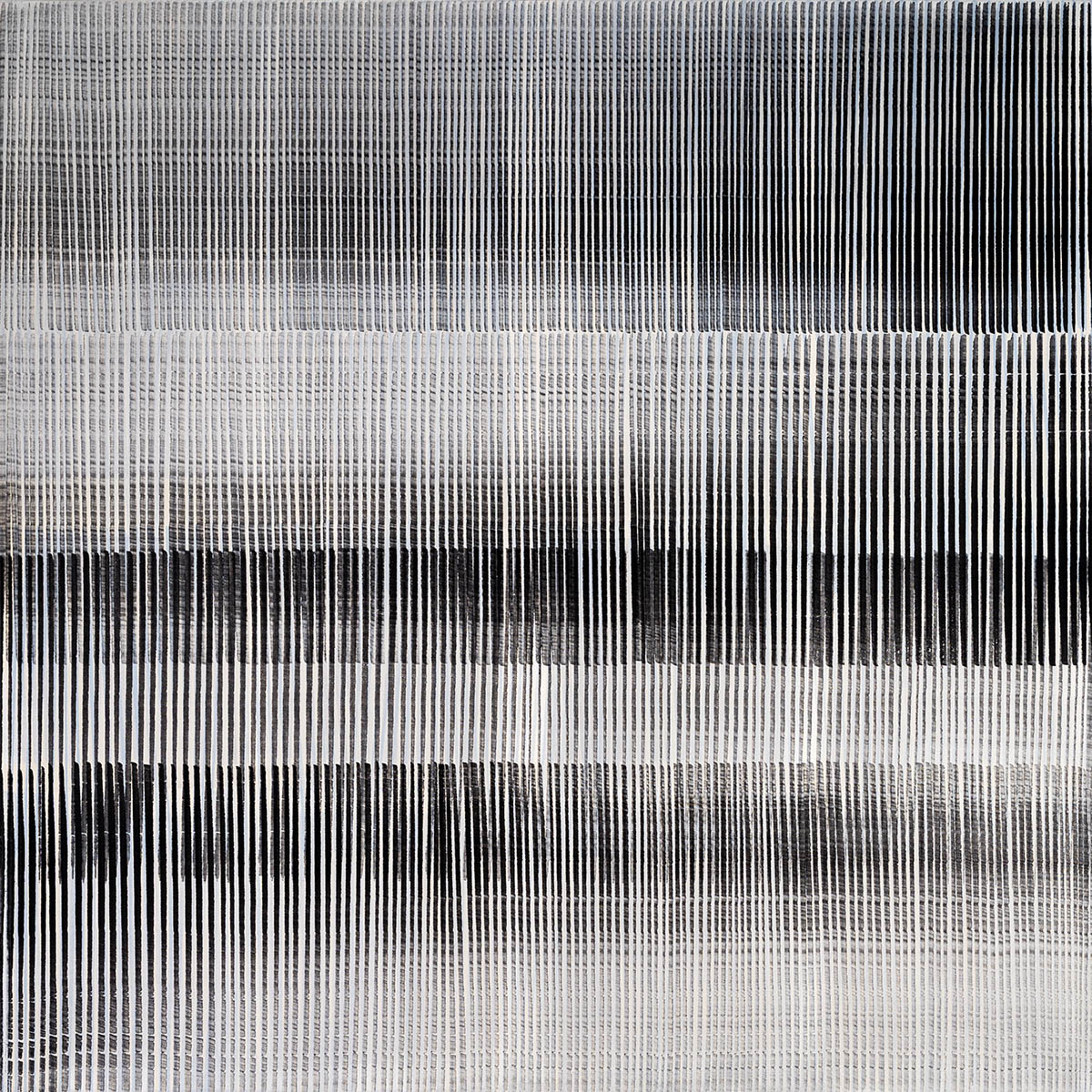 Nikola Dimitrov, Cluster, 2022, Pigmente, Bindemittel auf Leinwand, 130  130 cm