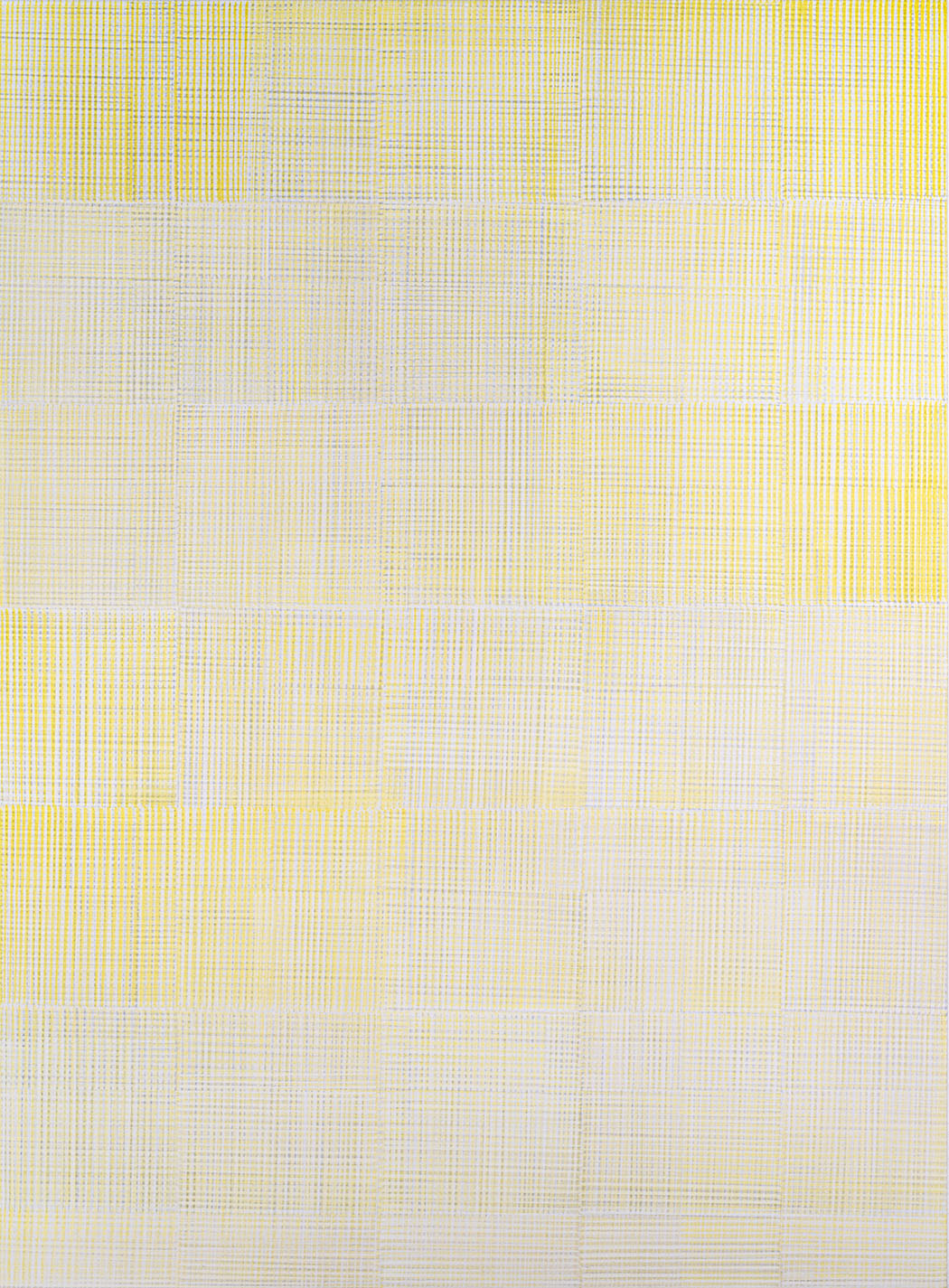 Nikola Dimitrov, Präludium GelbRaum, 2022, Pigmente, Bindemittel auf Leinwand, 190 × 140 cm