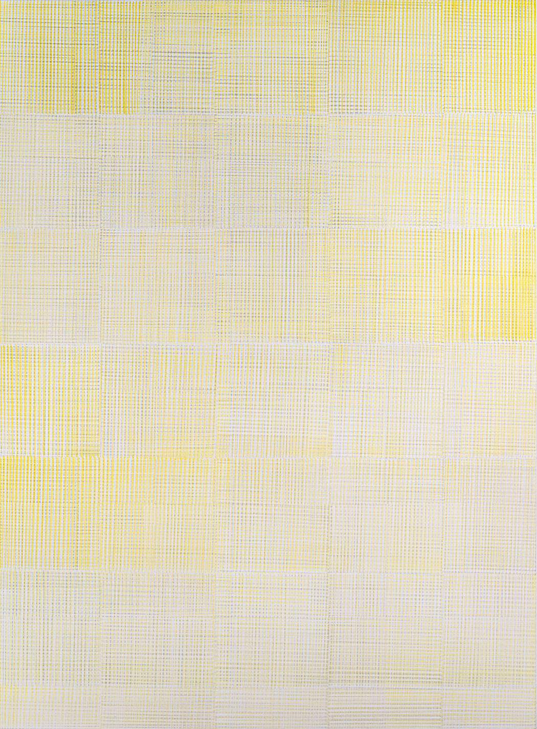 Nikola Dimitrov, Prludium GelbRaum, 2022, Pigmente, Bindemittel auf Leinwand, 190  140 cm