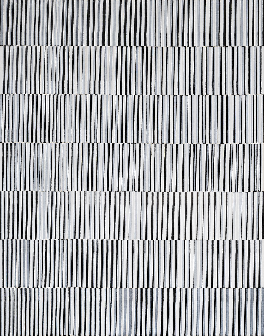 Nikola Dimitrov, Nocturne II, 2023, Pigmente, Bindemittel auf Leinwand, 140  110 cm