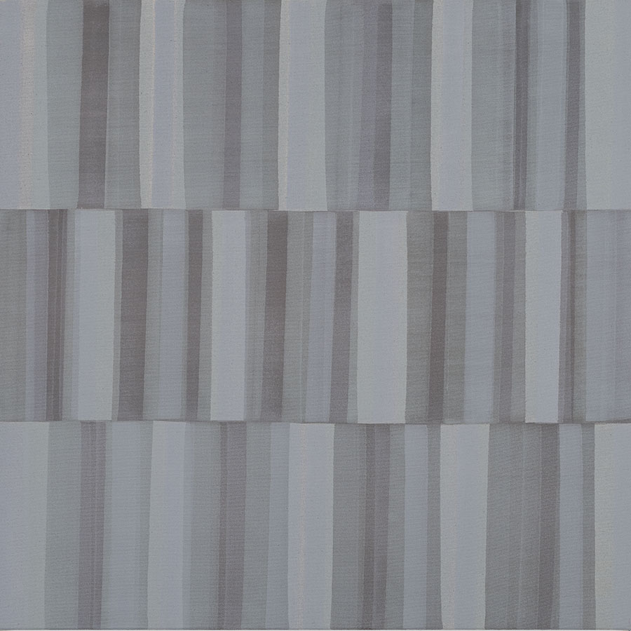 Nikola Dimitrov, DreiKlang I, 2023, Pigmente, Bindemittel auf Leinwand, 60  60 cm