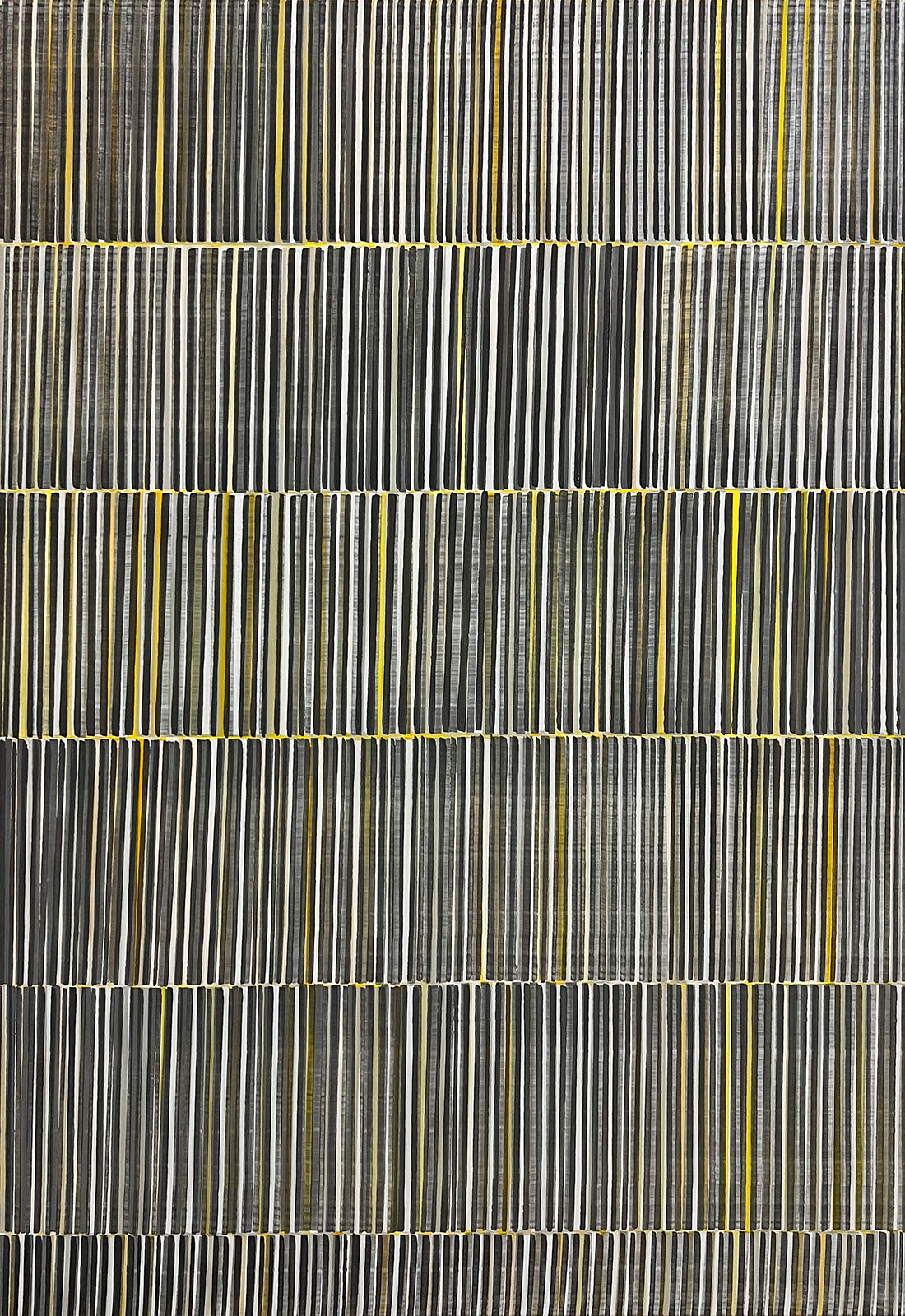 Nikola Dimitrov, KlangRaum VI, 2023, Pigmente, Bindemittel auf Leinwand, 160  110 cm