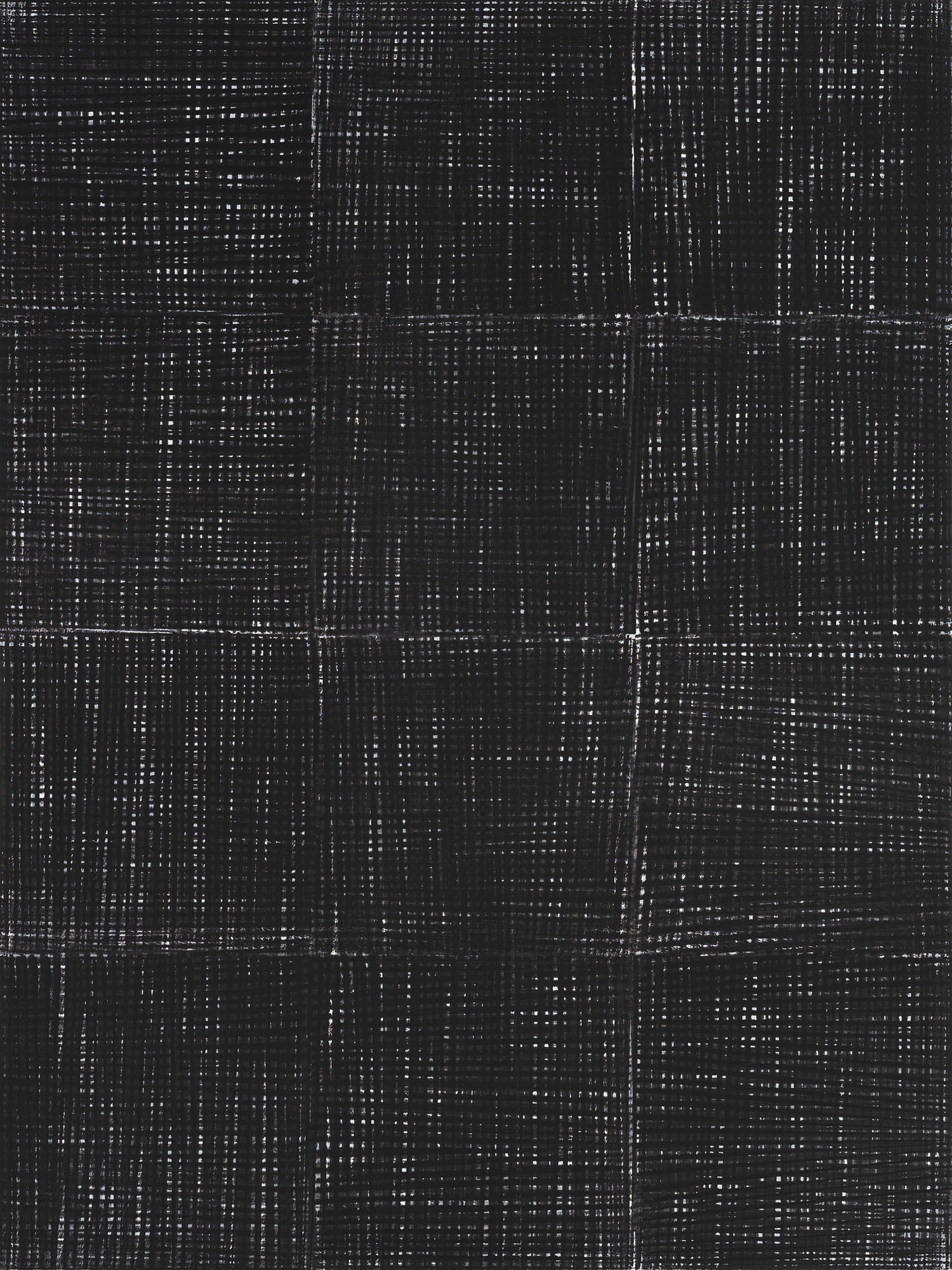Nikola Dimitrov, Rhythmen V, 2024, Pigmente, Bindemittel auf Leinwand, 120 x 90 cm