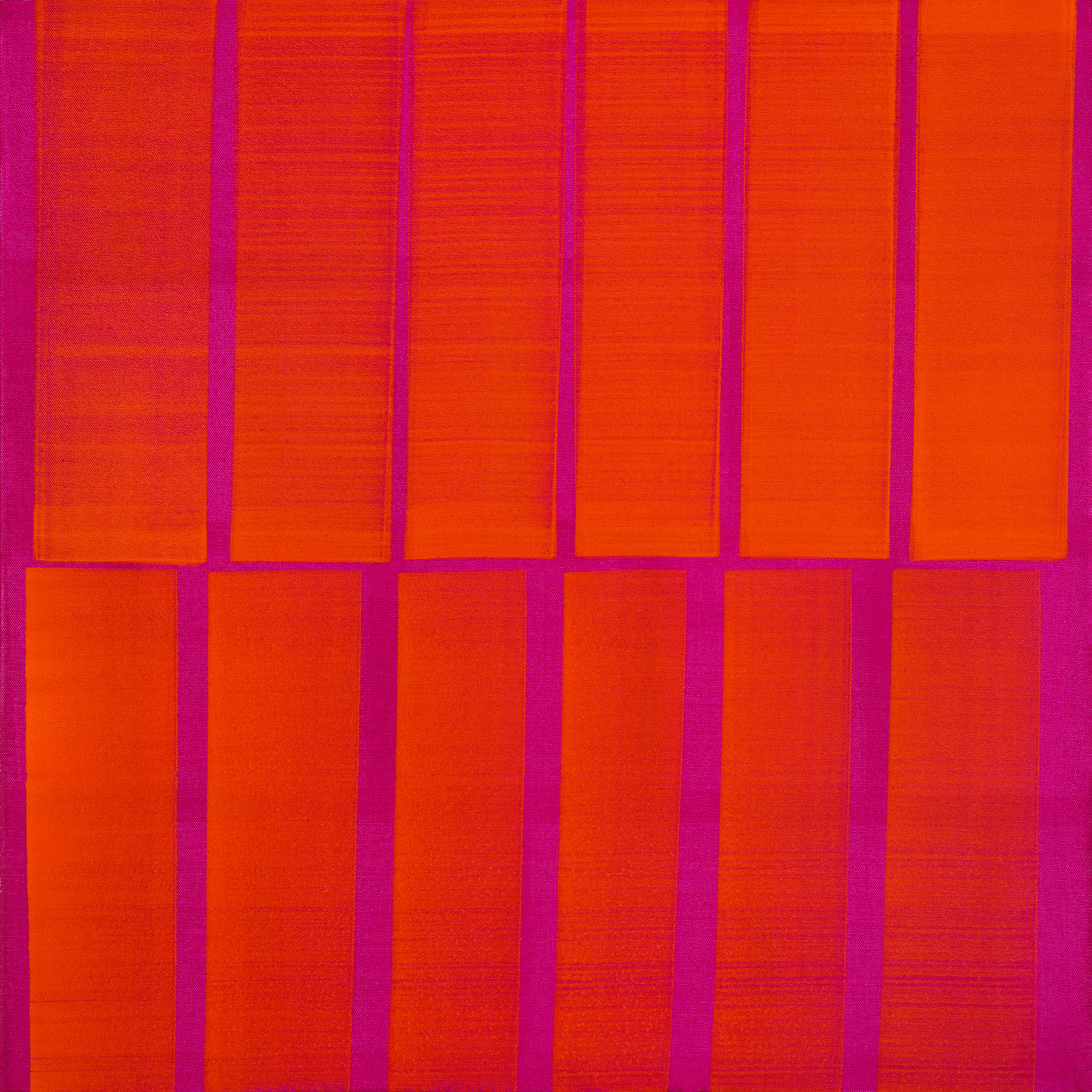 Nikola Dimitrov, 2025, Pigmente, Bindemittel auf Leinwand, 70 x 70 cm