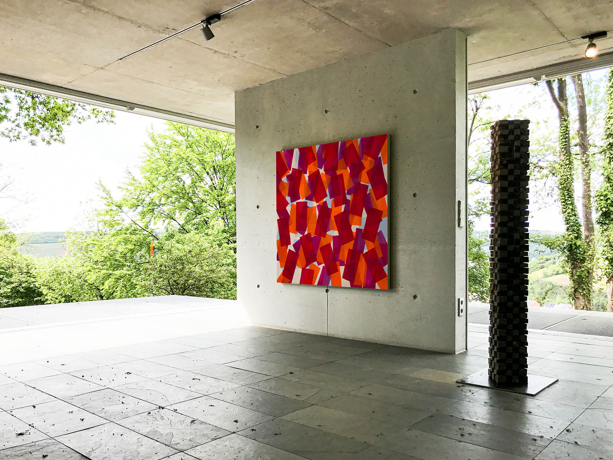 Nikola Dimitrov / Malerei und Pi Ledergerber / Skulpturen im Contemporaneum / Galerie für moderne Kunst