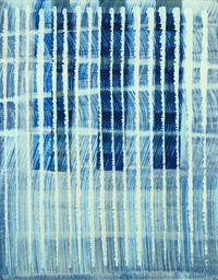 Nikola Dimitrov, Mondfarben, 2007, Pigment, Bindemittel, Lösungsmittel auf Bütten, 21 x 16,8 cm