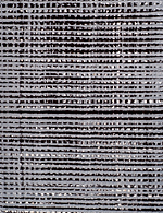 Nikola Dimitrov, Kleine Kompositionen IV, 2010, Pigment, Bindemittel, Lösungsmittel auf Karton, 21 x 16,8 cm