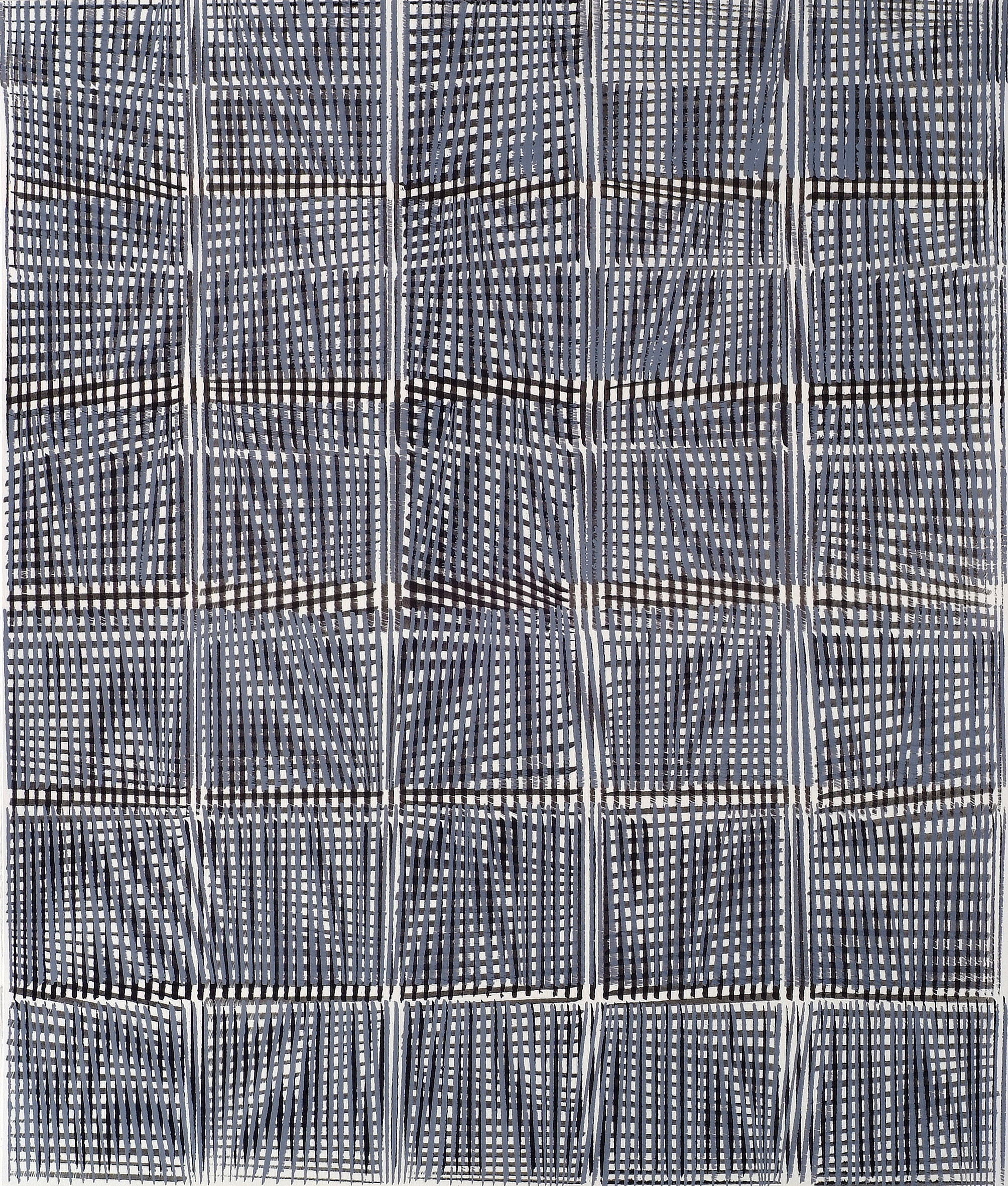 Nikola Dimitrov, Aria in Variationen, 2011, Pigment, Bindemittel, L�sungsmittel auf B�tten, 105,5 x 89 cm
