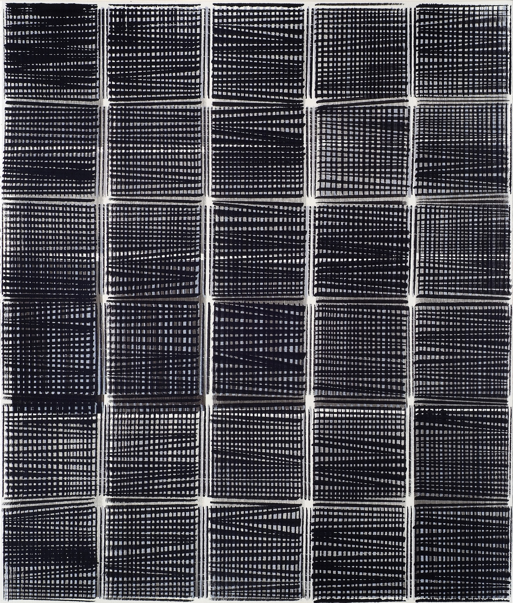 Nikola Dimitrov, Aria in Variationen, 2011, Pigment, Bindemittel, L�sungsmittel auf B�tten, 105,5 x 89 cm