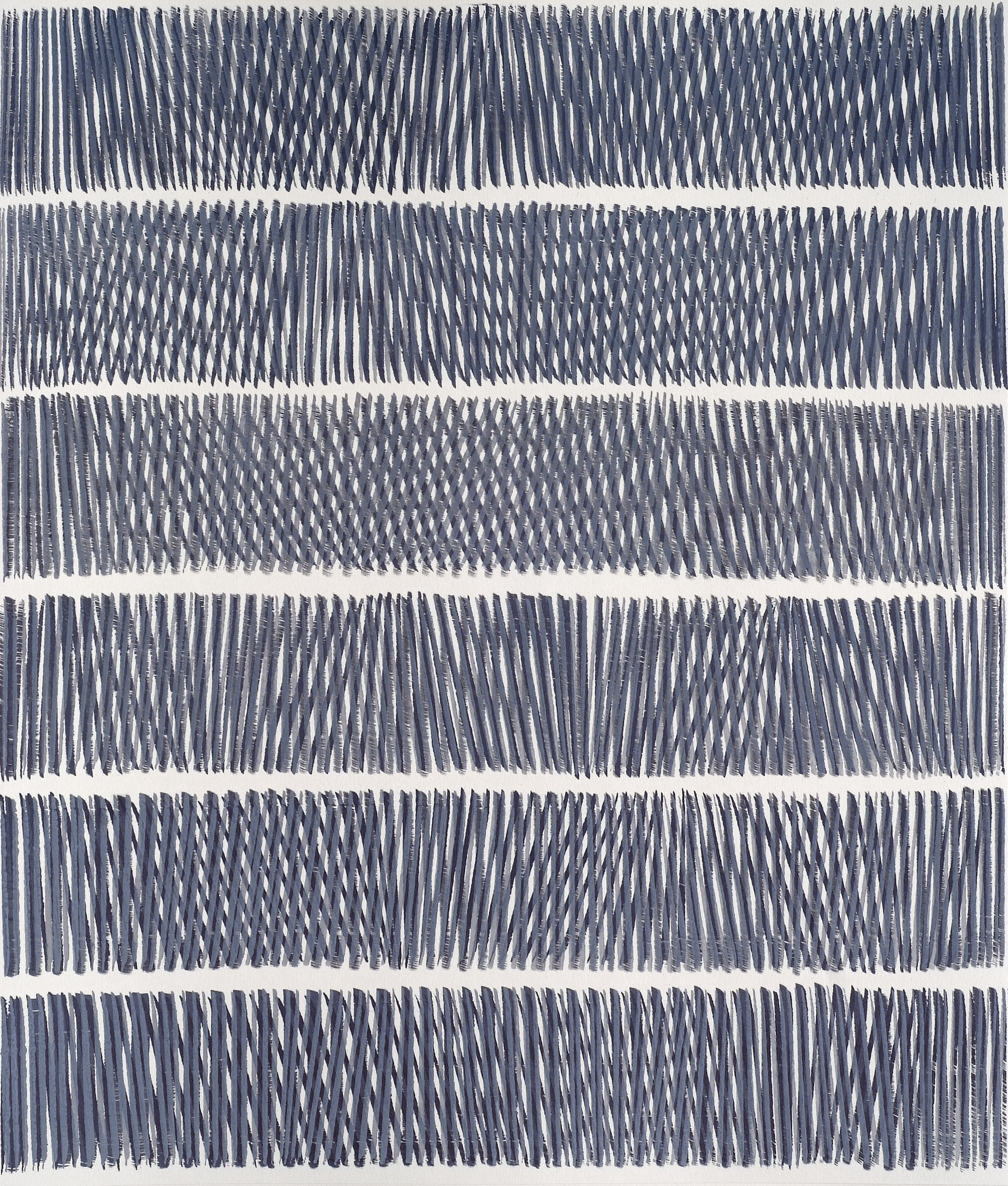 Nikola Dimitrov, Aria in Variationen, 2011, Pigment, Bindemittel, L�sungsmittel auf B�tten, 105,5 x 89 cm