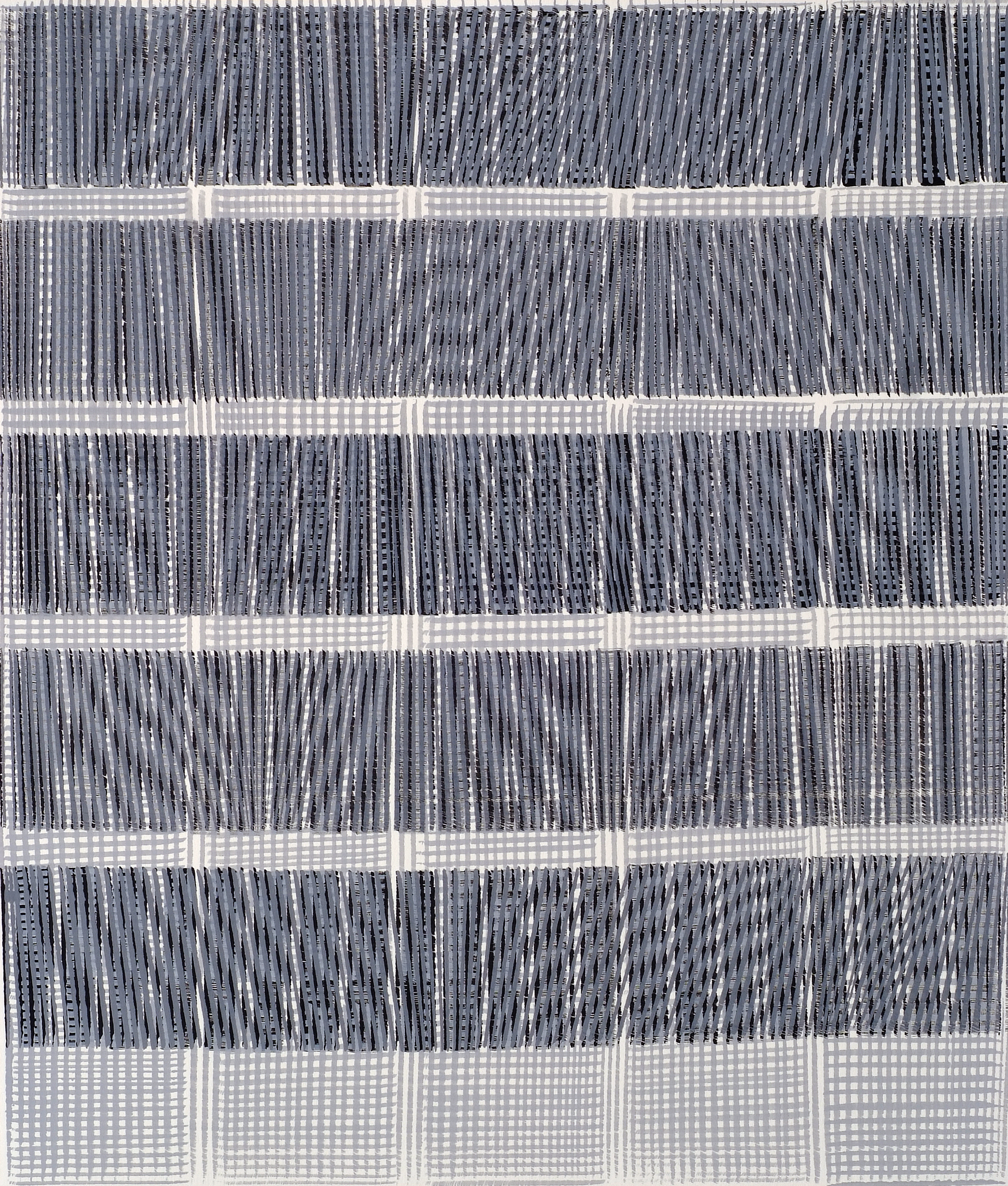 Nikola Dimitrov, Aria in Variationen, 2011, Pigment, Bindemittel, L�sungsmittel auf B�tten, 105,5 x 89 cm