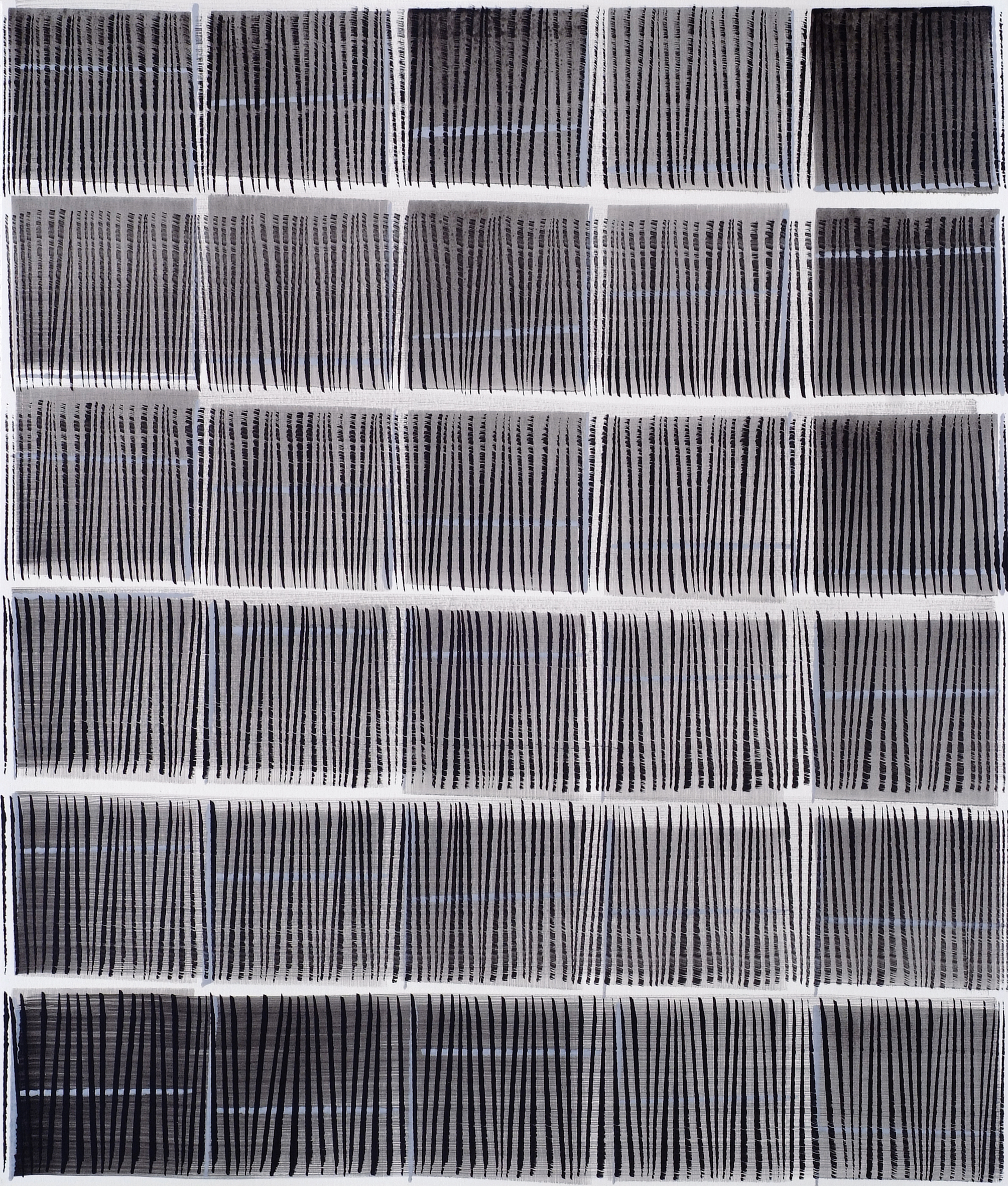 Nikola Dimitrov, Aria in Variationen, 2011, Pigment, Bindemittel, L�sungsmittel auf B�tten, 105,5 x 89 cm
