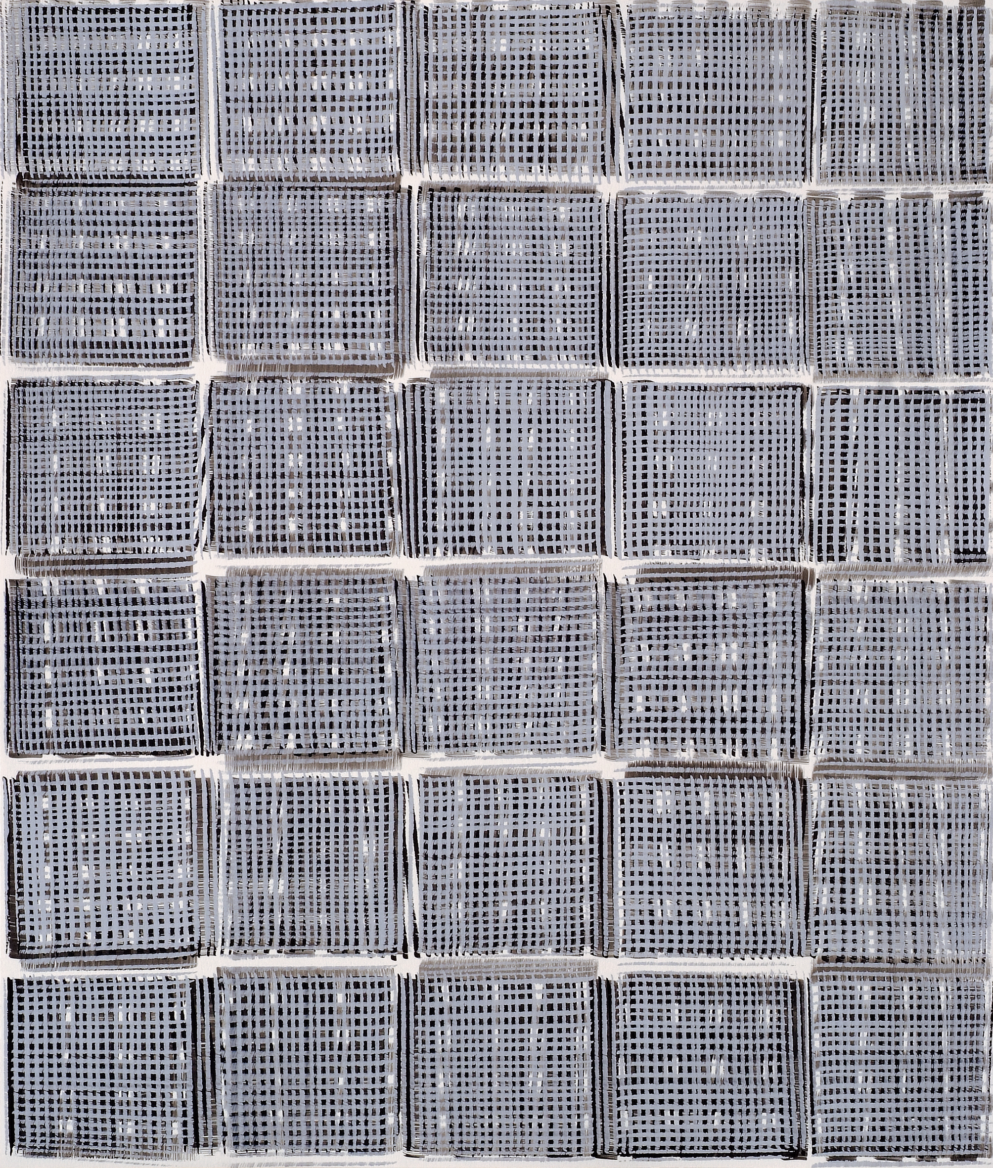 Nikola Dimitrov, Aria in Variationen, 2011, Pigment, Bindemittel, L�sungsmittel auf B�tten, 105,5 x 89 cm