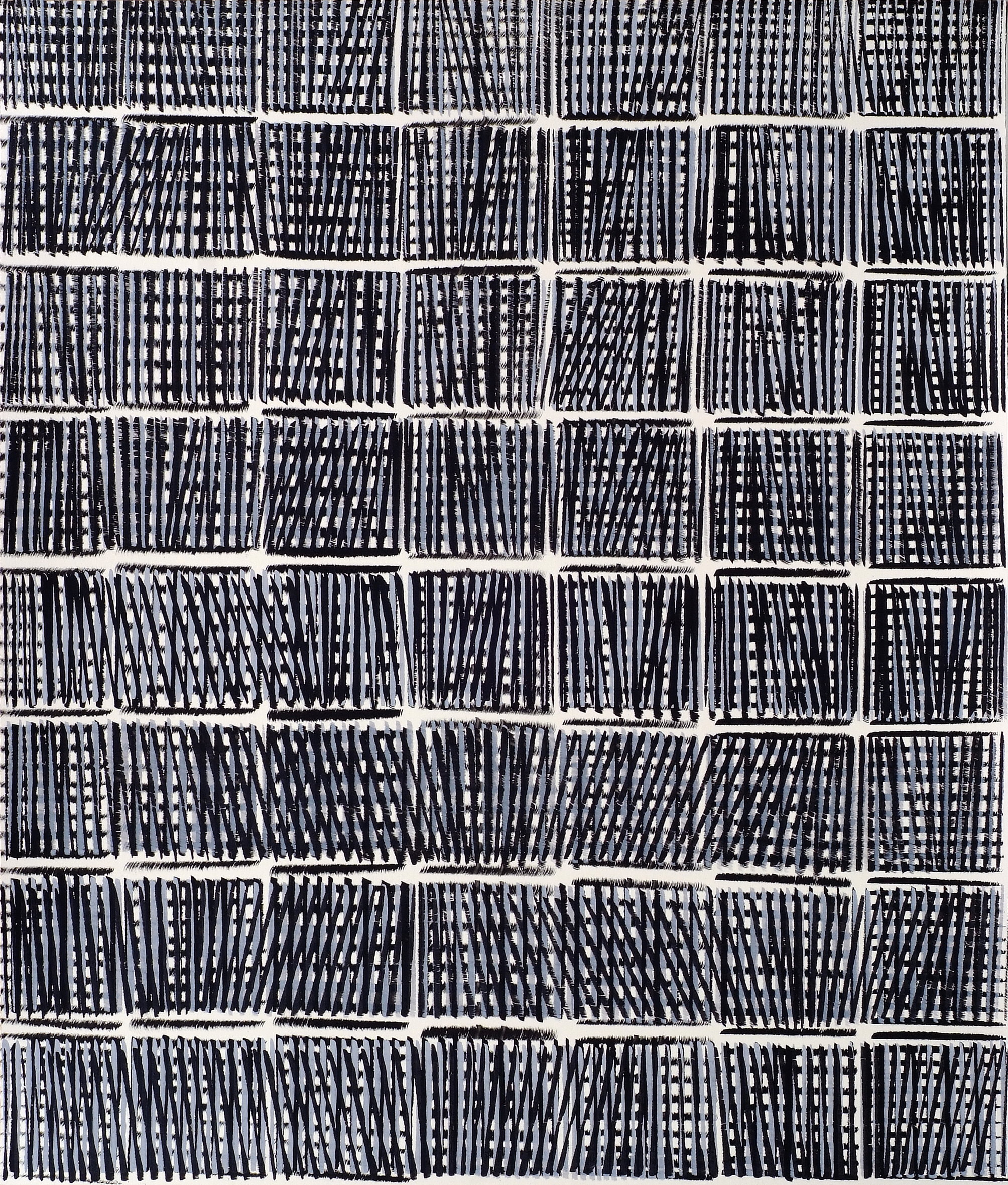 Nikola Dimitrov, Aria in Variationen, 2011, Pigment, Bindemittel, L�sungsmittel auf B�tten, 105,5 x 89 cm