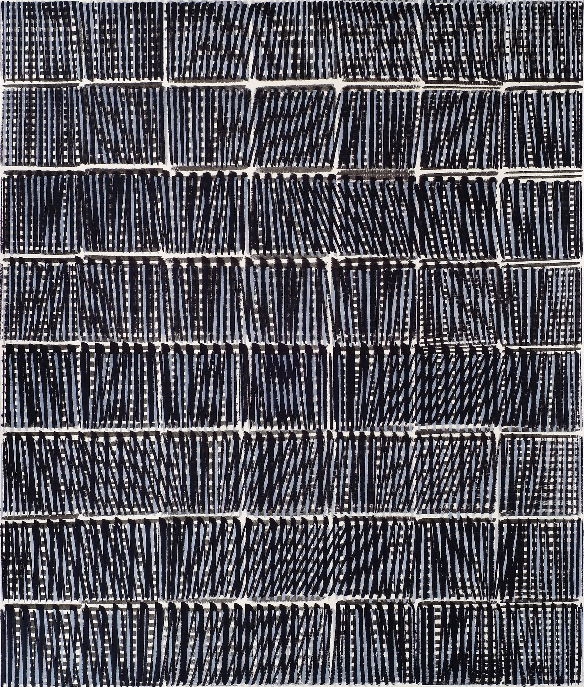 Nikola Dimitrov, Aria in Variationen, 2011, Pigment, Bindemittel, L�sungsmittel auf B�tten, 105,5 x 89 cm