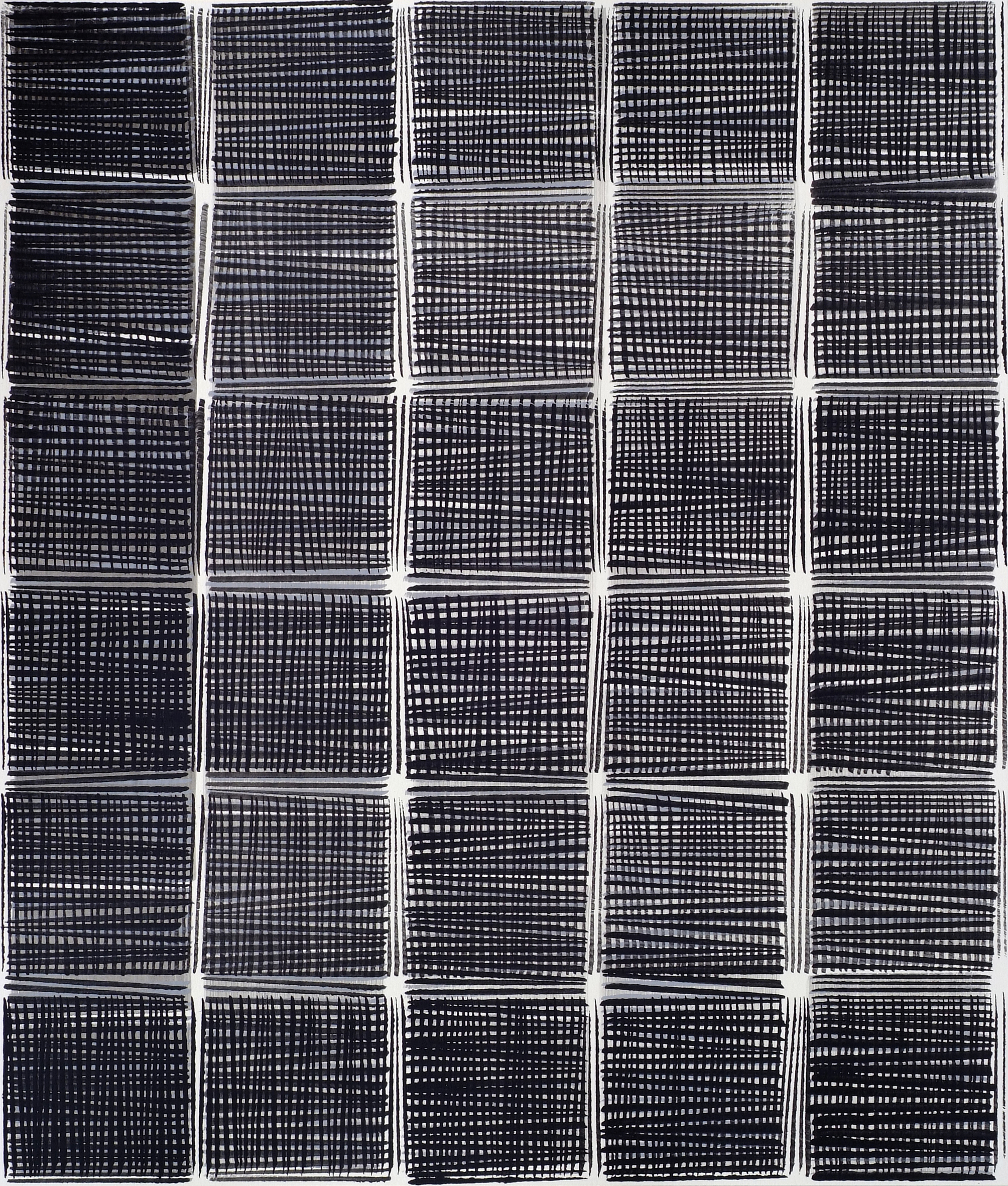 Nikola Dimitrov, Aria in Variationen, 2011, Pigment, Bindemittel, L�sungsmittel auf B�tten, 105,5 x 89 cm
