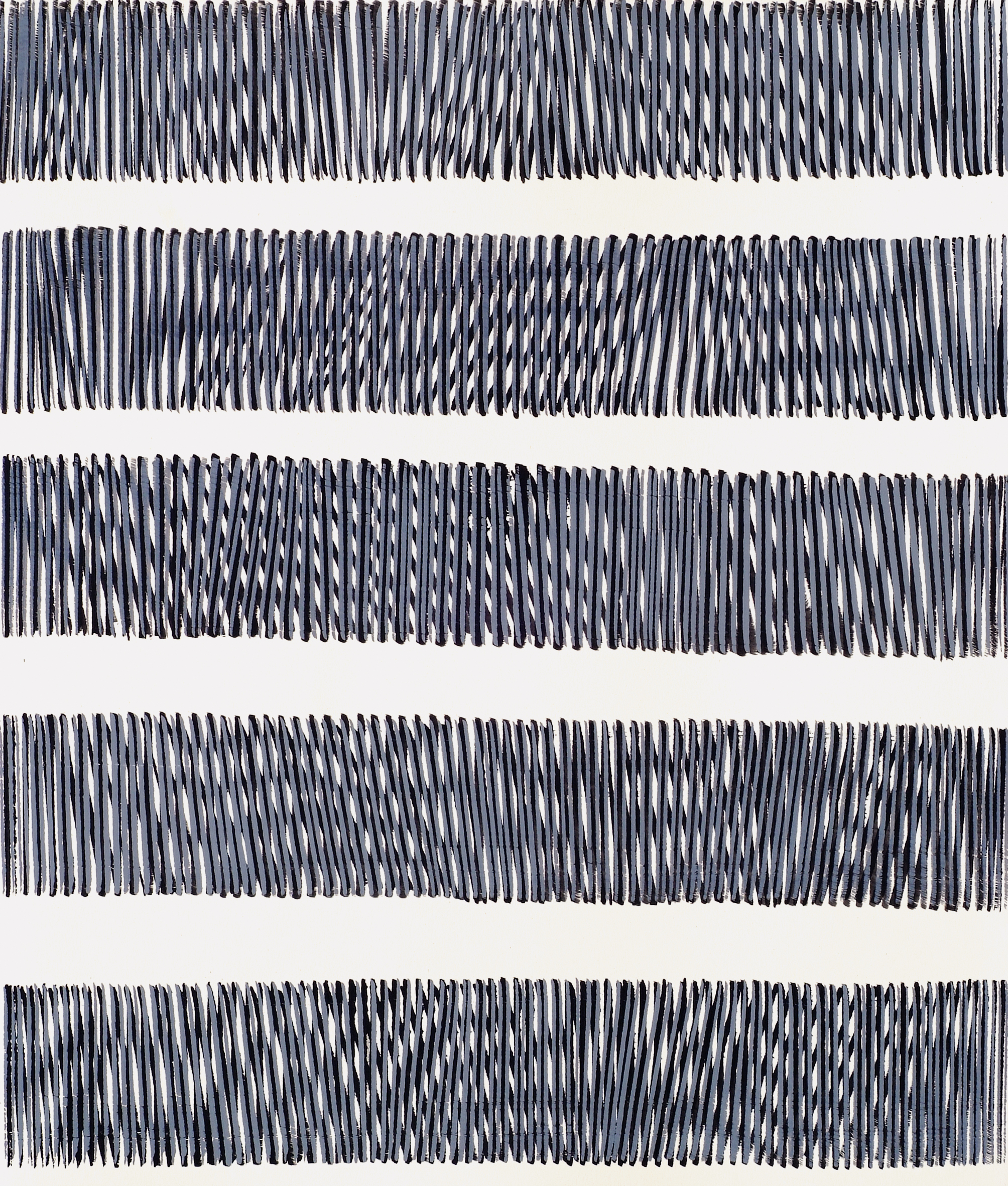 Nikola Dimitrov, Aria in Variationen, 2011, Pigment, Bindemittel, L�sungsmittel auf B�tten, 105,5 x 89 cm