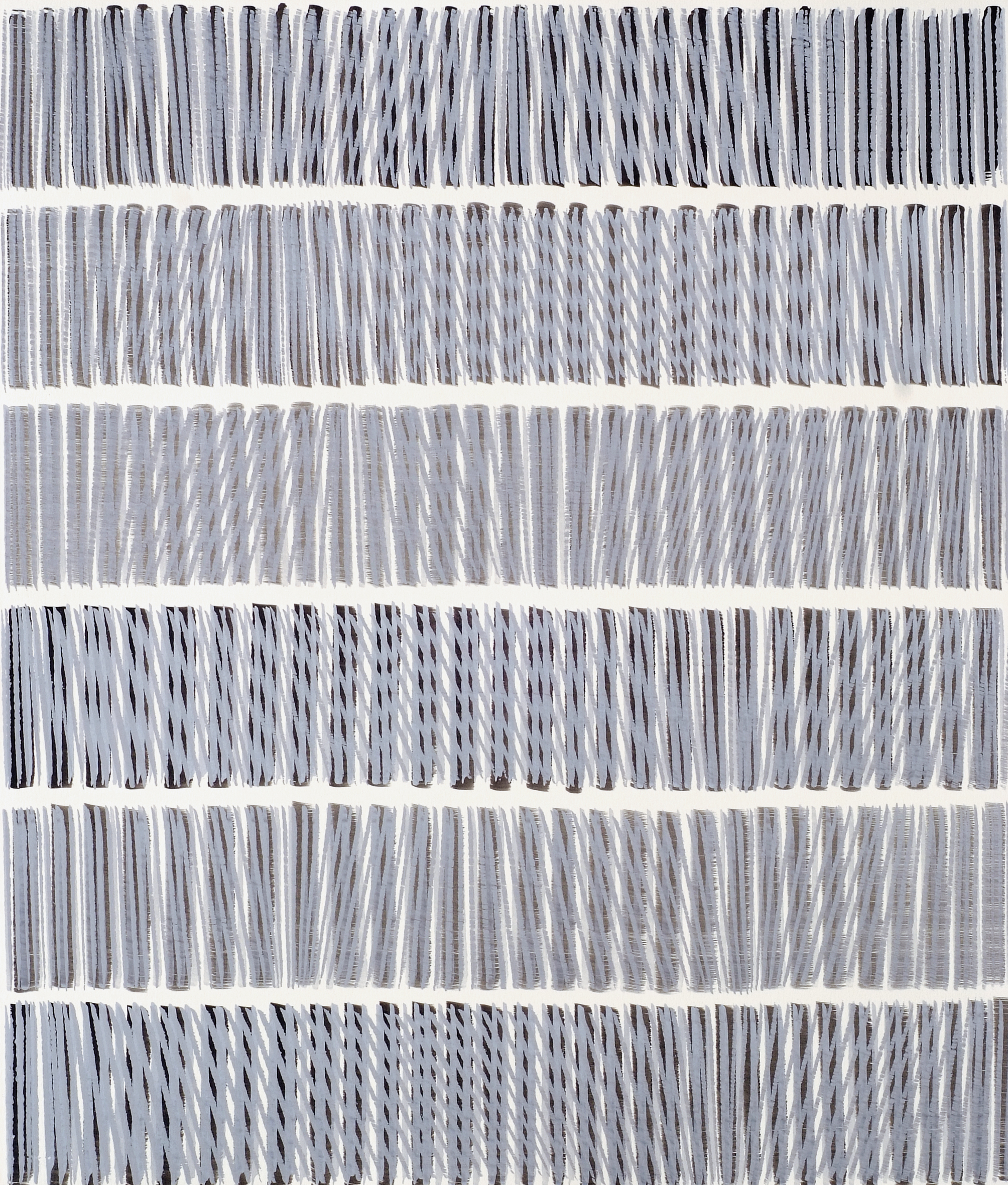 Nikola Dimitrov, Aria in Variationen, 2011, Pigment, Bindemittel, L�sungsmittel auf B�tten, 105,5 x 89 cm