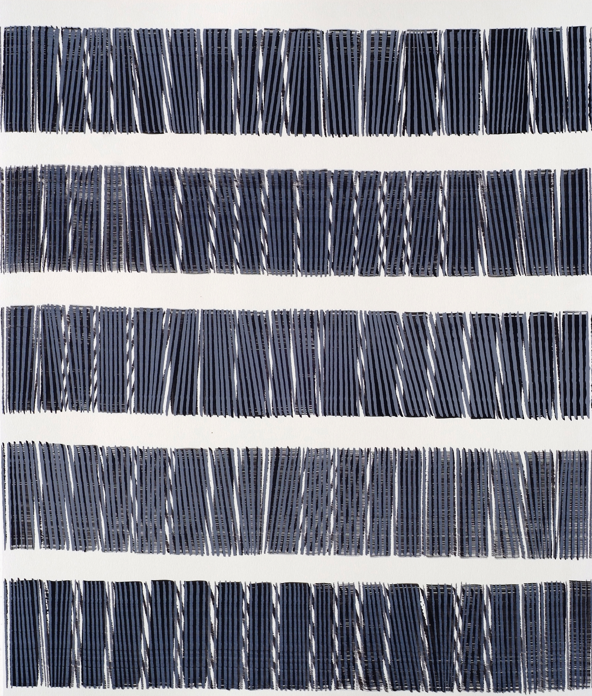 Nikola Dimitrov, Aria in Variationen, 2011, Pigment, Bindemittel, L�sungsmittel auf B�tten, 105,5 x 89 cm