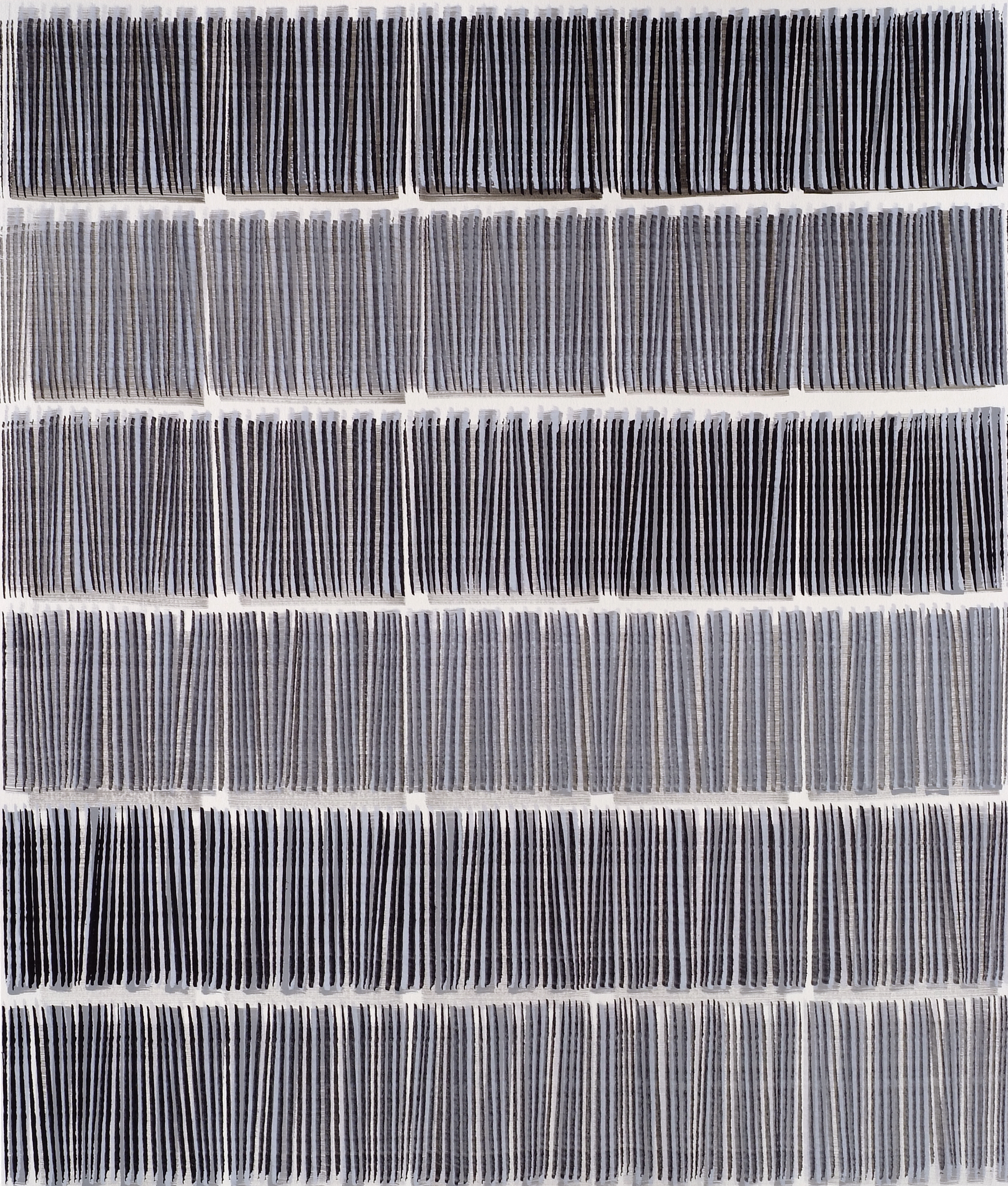 Nikola Dimitrov, Aria in Variationen, 2011, Pigment, Bindemittel, L�sungsmittel auf B�tten, 105,5 x 89 cm