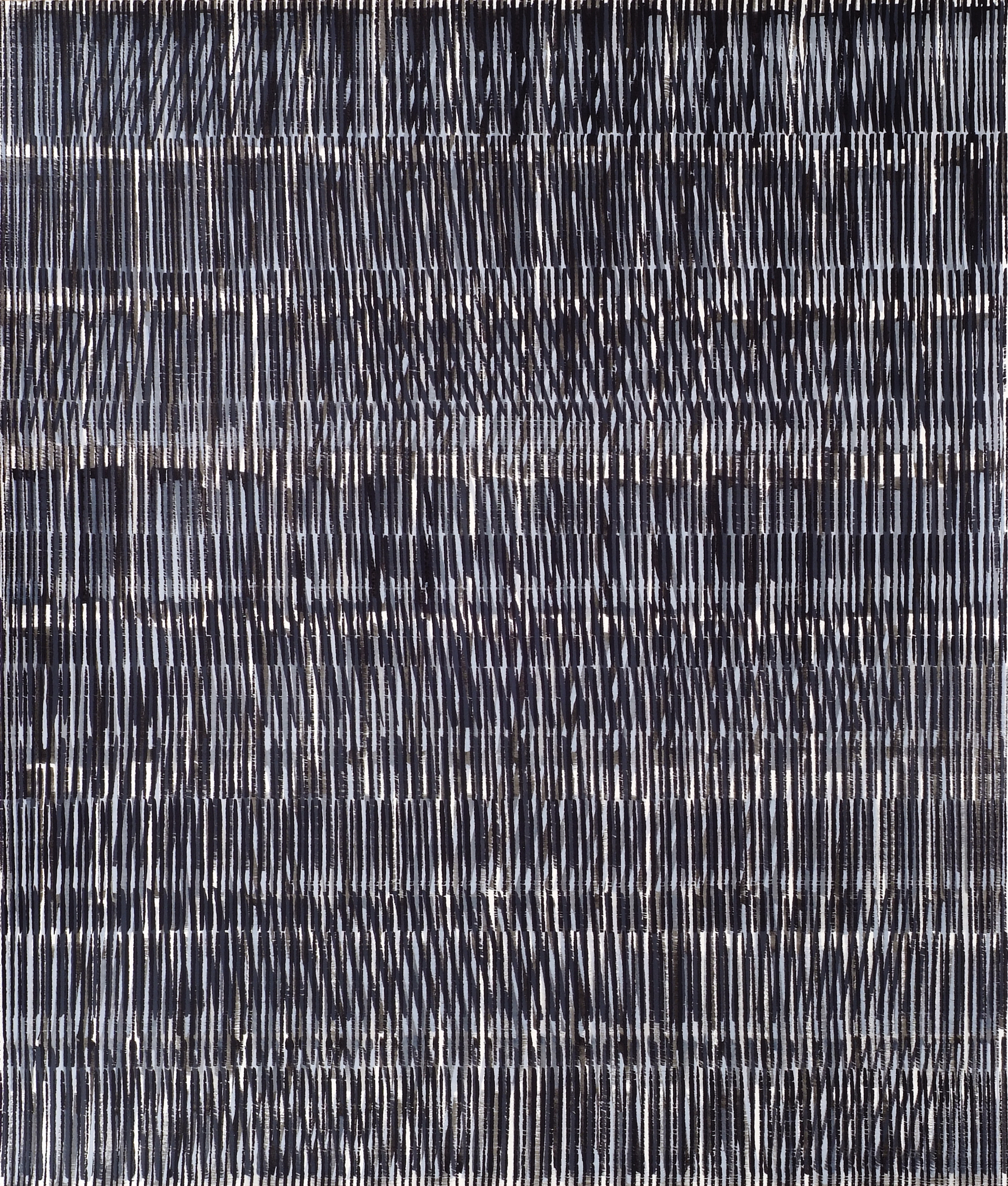 Nikola Dimitrov, Aria in Variationen, 2011, Pigment, Bindemittel, L�sungsmittel auf B�tten, 105,5 x 89 cm