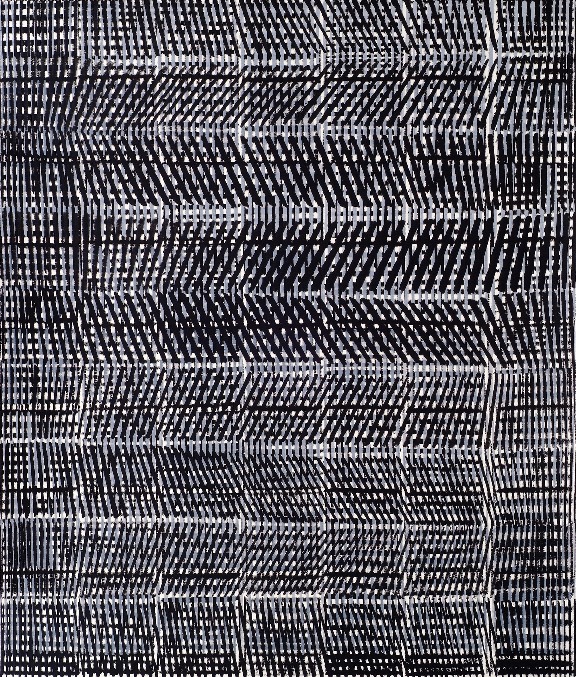 Nikola Dimitrov, Aria in Variationen, 2011, Pigment, Bindemittel, L�sungsmittel auf B�tten, 105,5 x 89 cm