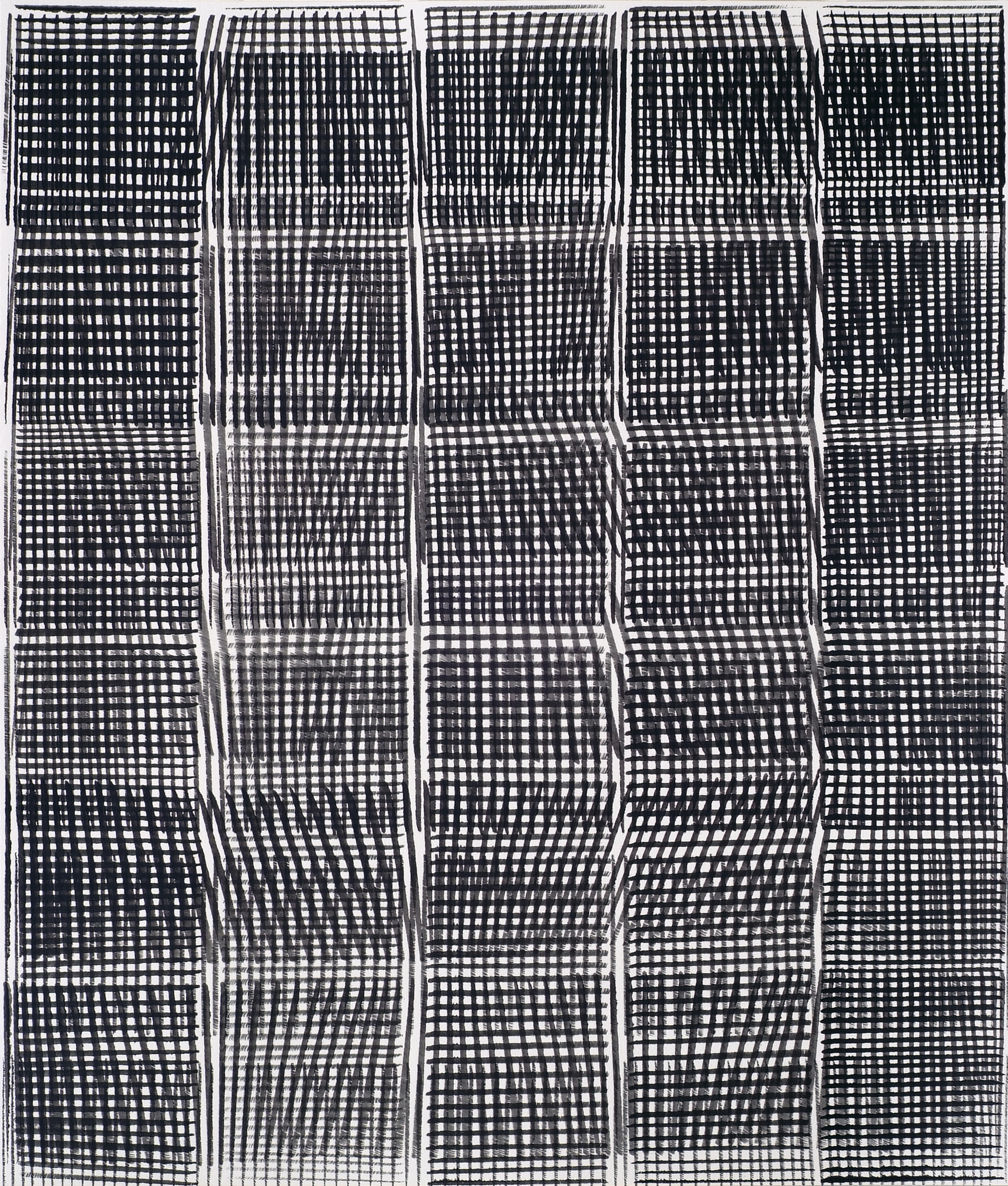 Nikola Dimitrov, Aria in Variationen, 2011, Pigment, Bindemittel, L�sungsmittel auf B�tten, 105,5 x 89 cm