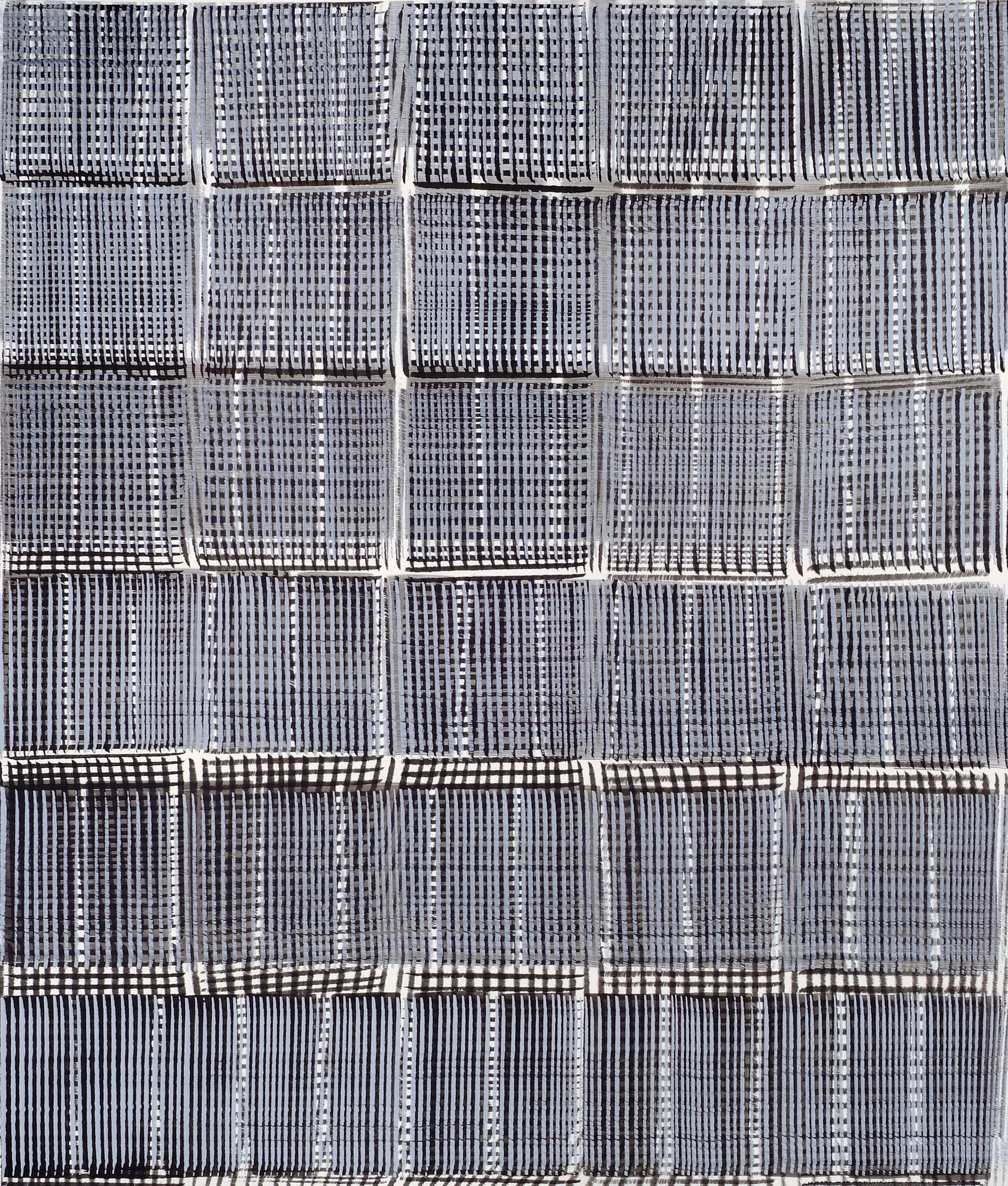 Nikola Dimitrov, Aria in Variationen, 2011, Pigment, Bindemittel, L�sungsmittel auf B�tten, 105,5 x 89 cm