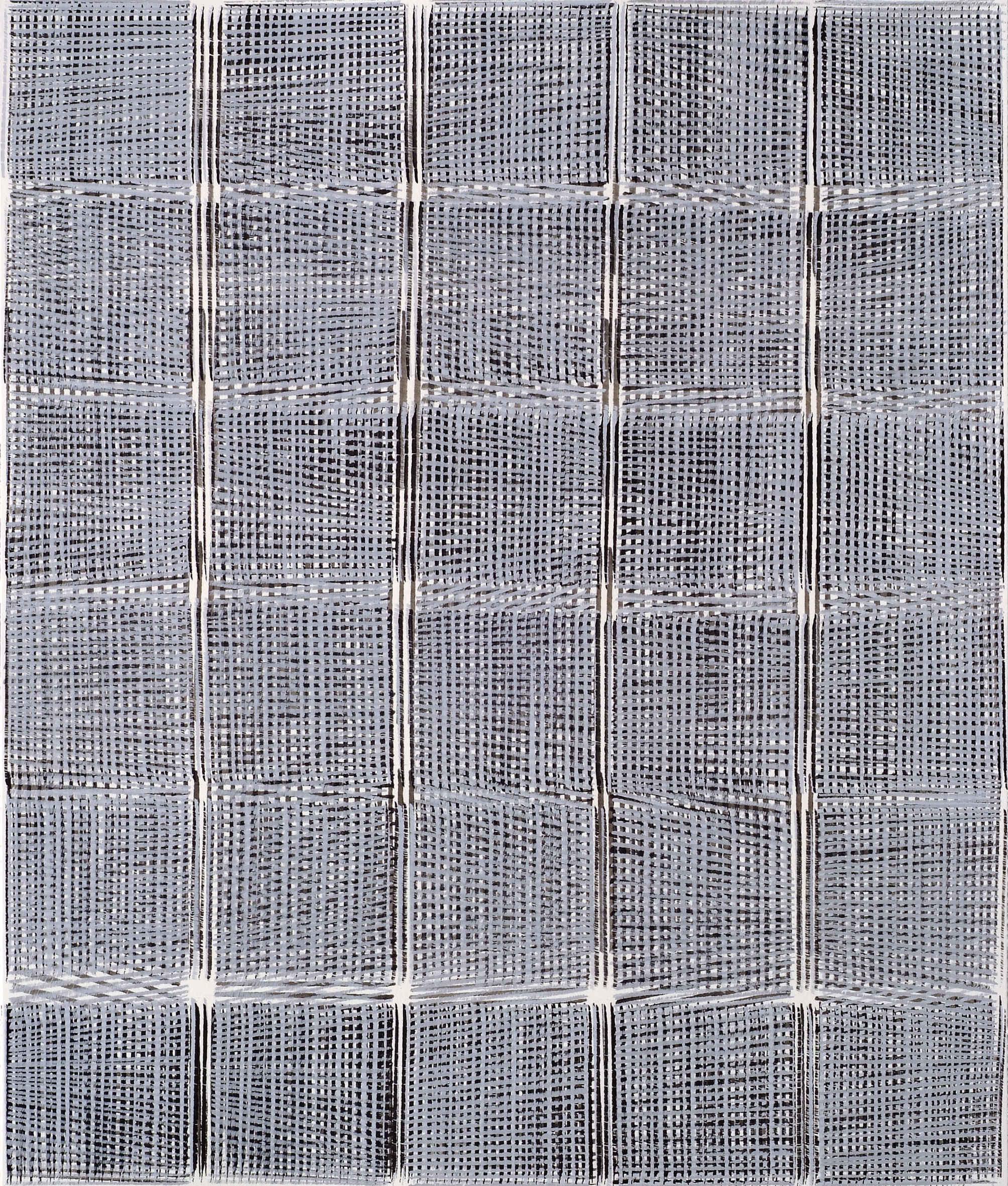 Nikola Dimitrov, Aria in Variationen, 2011, Pigment, Bindemittel, L�sungsmittel auf B�tten, 105,5 x 89 cm