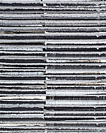 Nikola Dimitrov, Kleine Kompositionen V, 2012, Pigment, Bindemittel, Lösungsmittel auf Karton, 21 x 17 cm