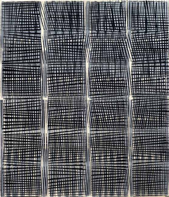 Nikola Dimitrov, Pierrot, 2012, Pigment, Bindemittel, Lösungsmittel auf Bütten, 105,5 x 89 cm