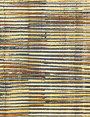 Nikola Dimitrov, Winterreise II - Frühlingstraum, 2013, Pigment, Bindemittel, Lösungsmittel auf Bütten, 22 x 17 cm