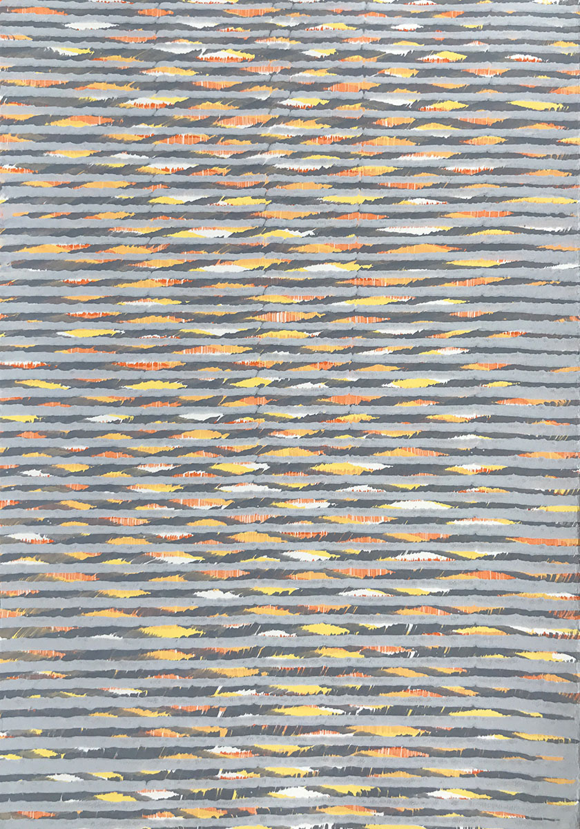 Nikola Dimitrov, Farbe, 2017, Pigmente, Bindemittel auf Bütten , 30 x 21 cm