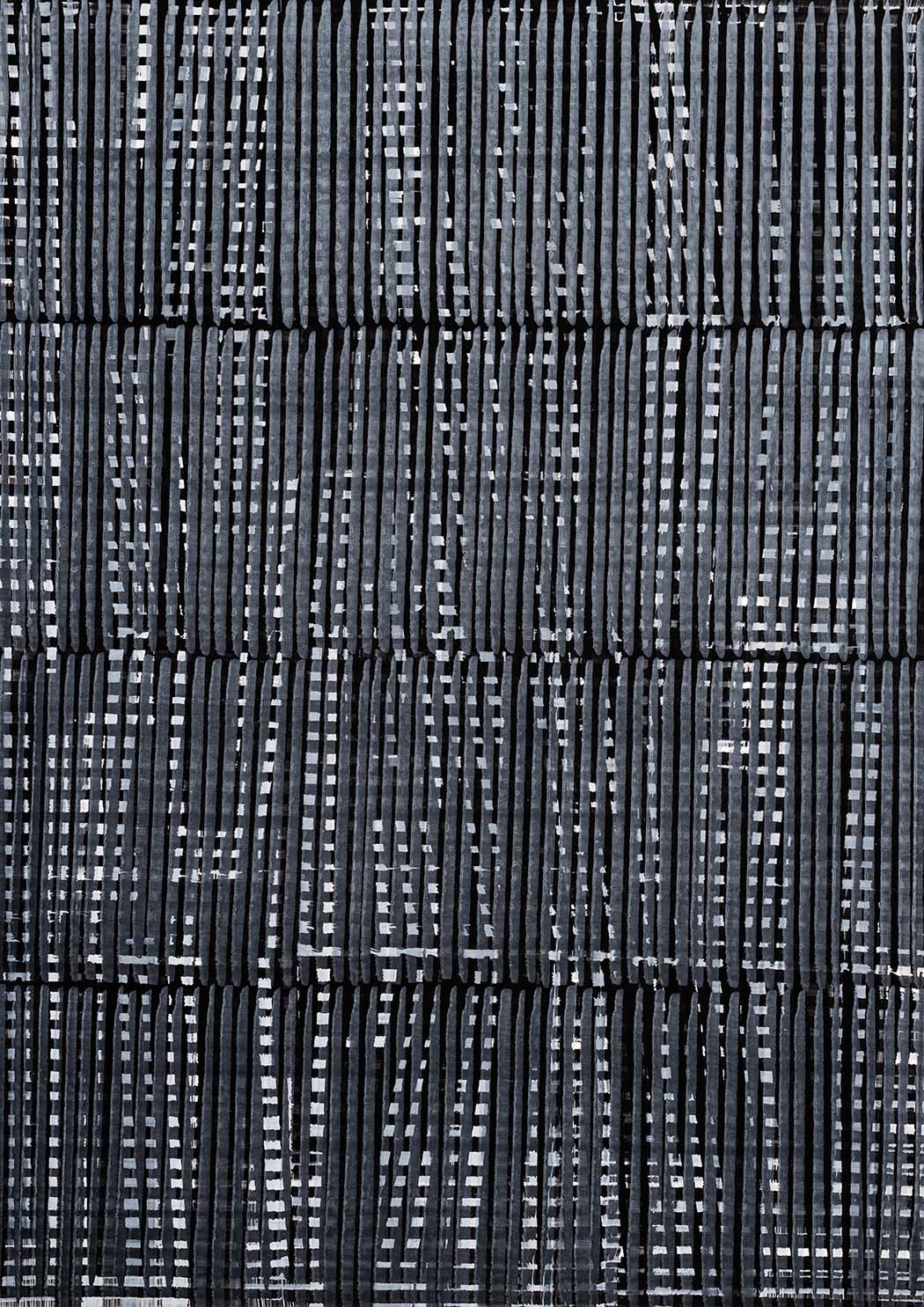 Nikola Dimitrov, Rhythmen swg, 2021, Pigmente, Bindemittel auf Bütten, 59,4 × 42 cm