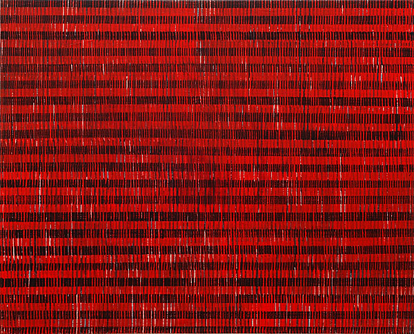 Nikola Dimitrov, Synapsen, 2008, Pigmente, Bindemittel, Lsungsmittel auf Leinwand, 105 x 130 cm