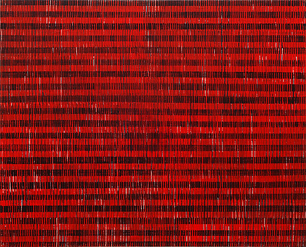 Nikola Dimitrov, Synapsen, 2008, Pigmente, Bindemittel, Lösungsmittel auf Leinwand, 105 x 130 cm