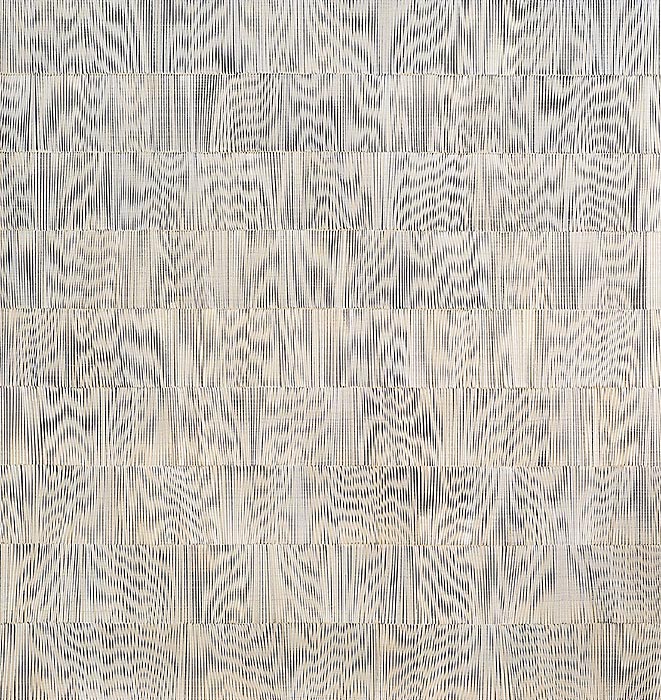 Nikola Dimitrov, KlangRaum IV, 2013, Pigmente, Bindemittel, Lösungsmittel auf Leinwand,  180 x 170 cm