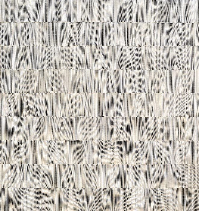 Nikola Dimitrov, KlangRaum IV, 2013, Pigmente, Bindemittel, Lsungsmittel auf Leinwand,  180 x 170 cm